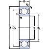 Bantalan D/W R188-2Z SKF