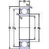 Bantalan D/W R1810-2ZS SKF