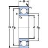 Bantalan D/W R6-2RZ SKF