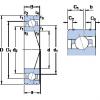 roulements 7017 ACE/P4AL SKF #1 small image