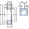 roulements 7011 CD/HCP4AL SKF #1 small image