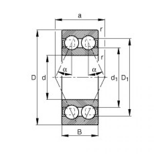 FAG Schr&auml;gkugellager - 3206-BD-XL-TVH #1 image