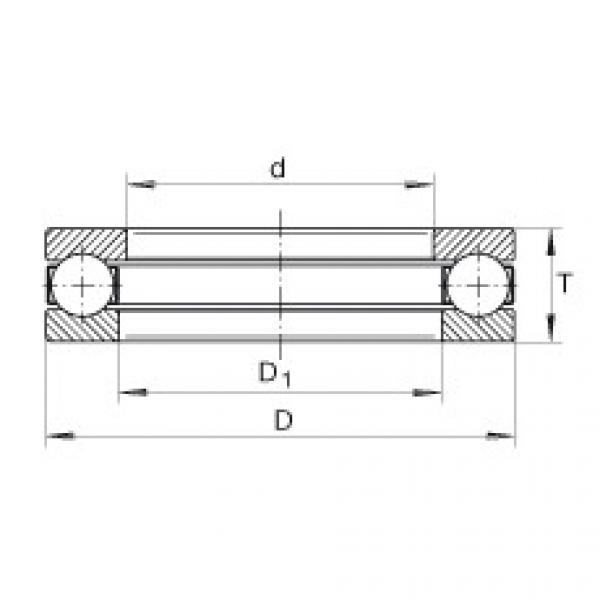 FAG Axial-Rillenkugellager - 2906 #1 image