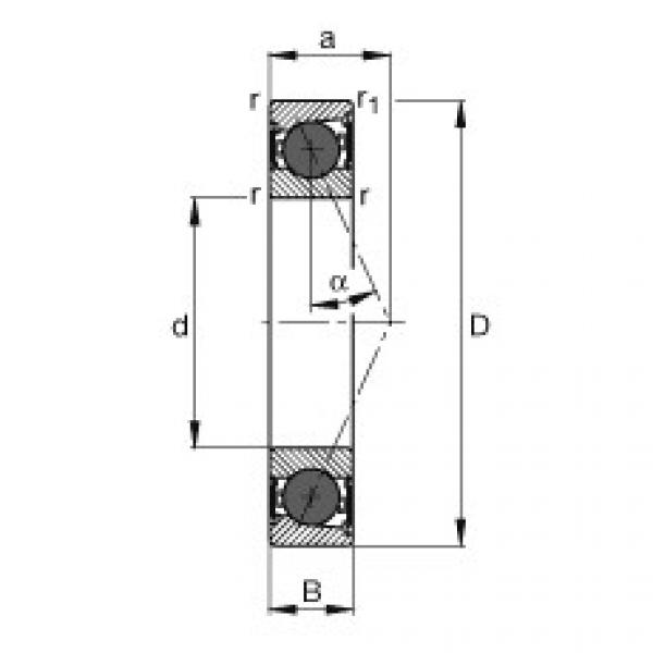 FAG Spindellager - HCB7206-E-2RSD-T-P4S #1 image