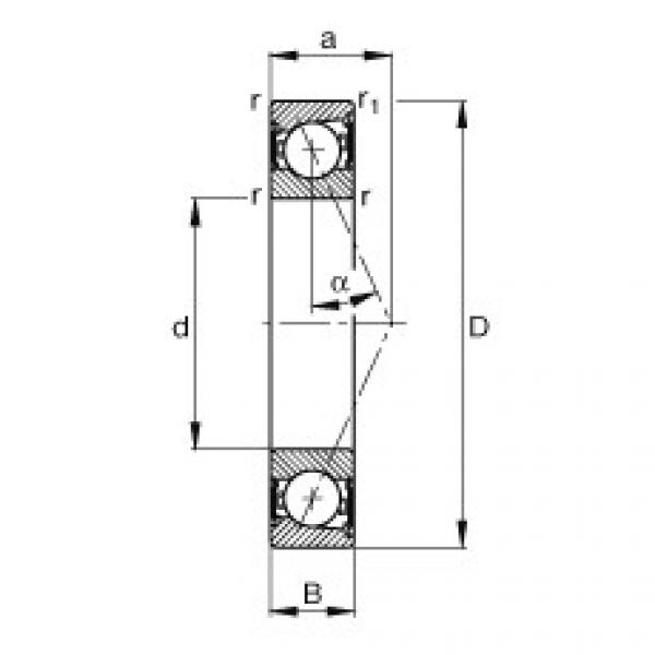 FAG Spindellager - B7006-E-2RSD-T-P4S #1 image