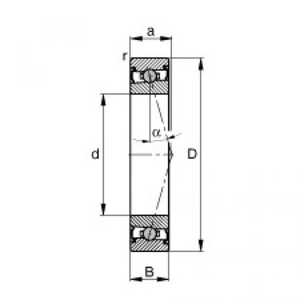 FAG Spindellager - HCS71907-C-T-P4S #1 image