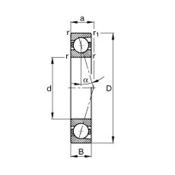 FAG Spindellager - B7006-C-T-P4S #1 image