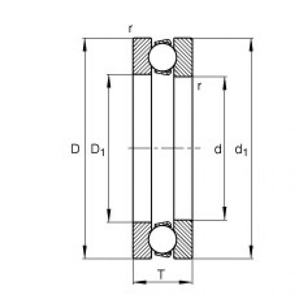 FAG Axial-Rillenkugellager - 51206 #1 image