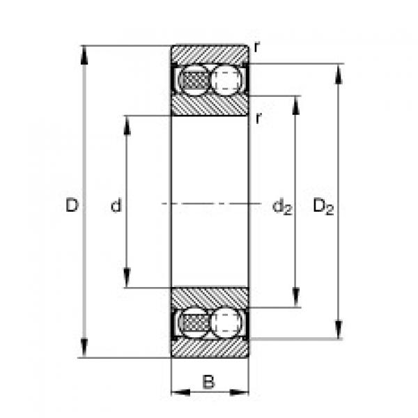 FAG Pendelkugellager - 2206-2RS-TVH #1 image