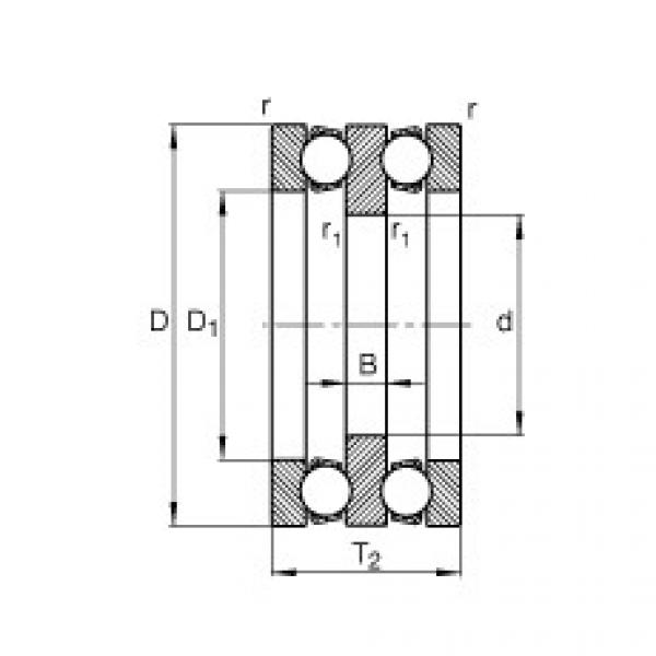 FAG Axial-Rillenkugellager - 52208 #1 image