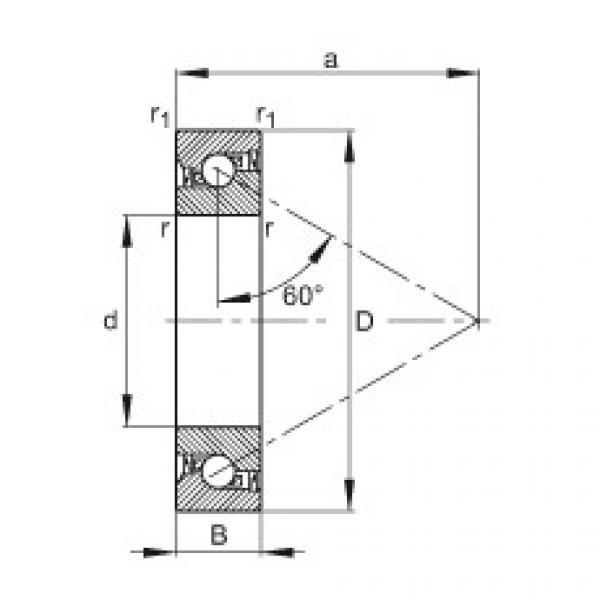 FAG Axial-Schr&auml;gkugellager - 7602030-2RS-TVP #1 image