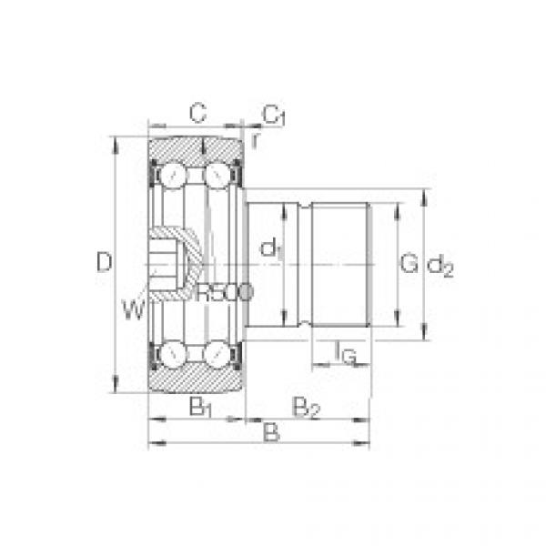 FAG Zapfenlaufrollen - KR5207-2RS #1 image