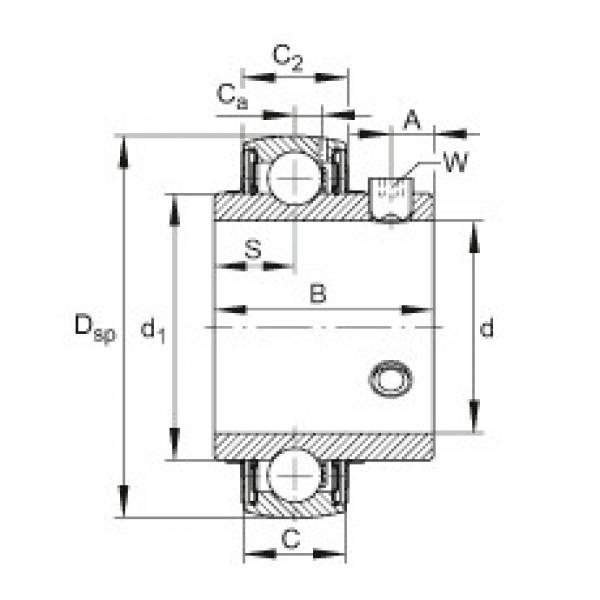 FAG Spannlager - UC207-22 #1 image