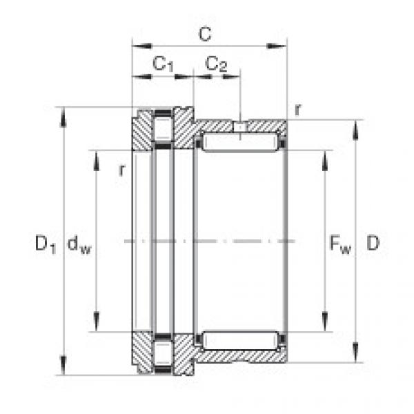 FAG Nadel-Axialzylinderrollenlager - NKXR30-XL #1 image