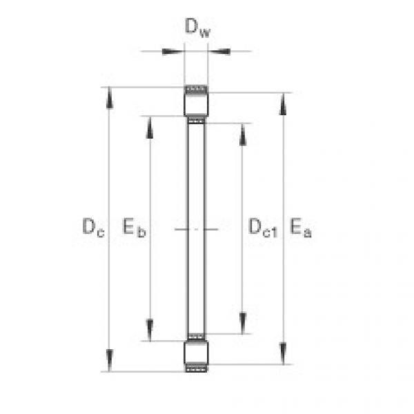 FAG Axial-Zylinderrollenkranz - K81106-TV #1 image