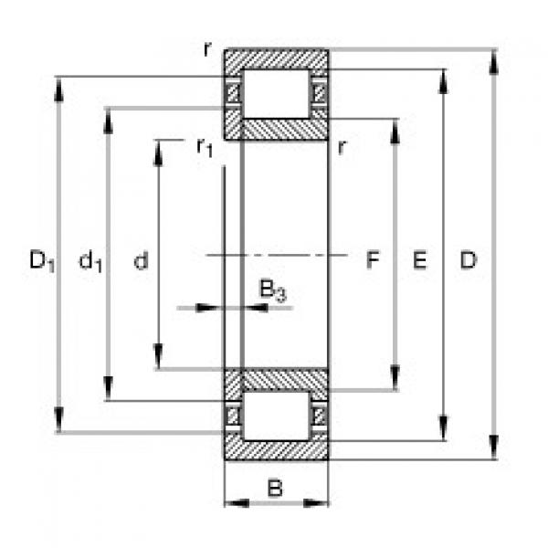 FAG Zylinderrollenlager - NUP306-E-XL-TVP2 #1 image