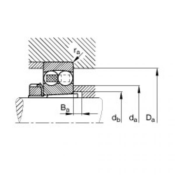 FAG Pendelkugellager - 1207-K-TVH-C3 + H207 #2 image