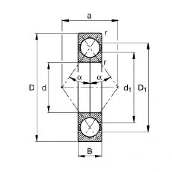 підшипник QJ205-MPA FAG #1 image