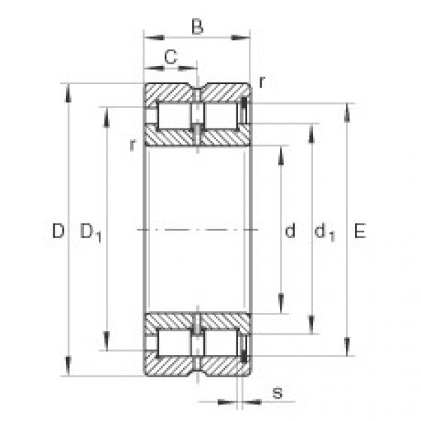 Bantalan SL185004 INA #1 image