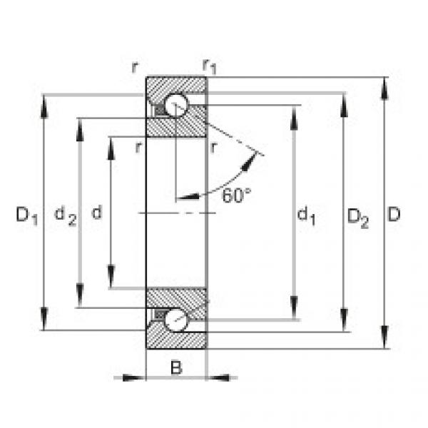 FAG Axial-Schr&auml;gkugellager - BSB3062-SU-L055 #1 image