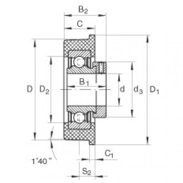 Bantalan CRB25/70 INA #1 image