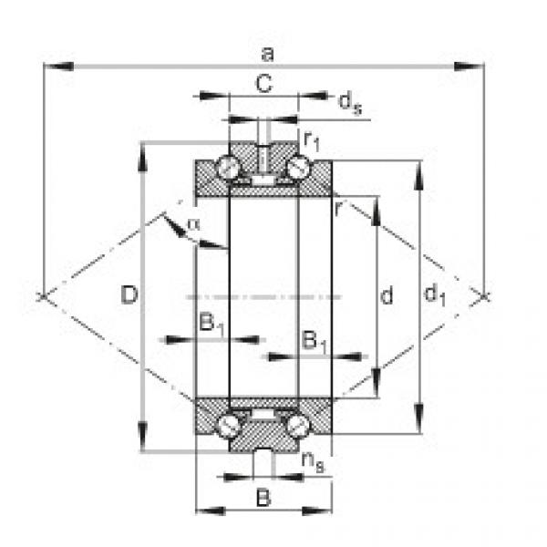 FAG Axial-Schr&auml;gkugellager - 234406-M-SP #1 image