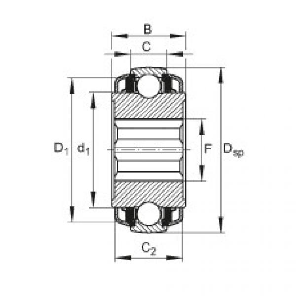 FAG Einstell-Rillenkugellager - VKE30-212-KTT-B-2C #1 image