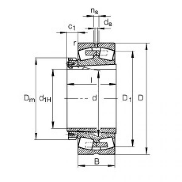 roulements 239/560-B-K-MB + H39/560-HG FAG #1 image