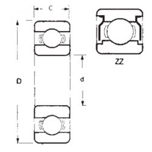 підшипник 6312ZZ FBJ #1 image