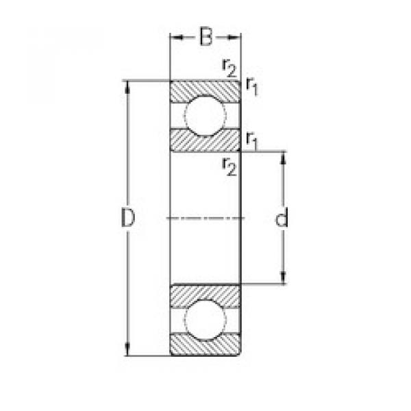 підшипник 6356-M NKE #1 image