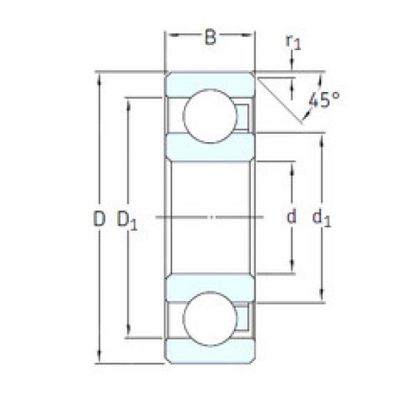 Bantalan 6010/HR11QN SKF #1 image