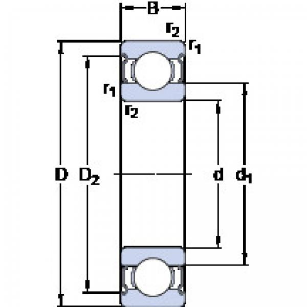 المحامل 61803-2Z SKF #1 image