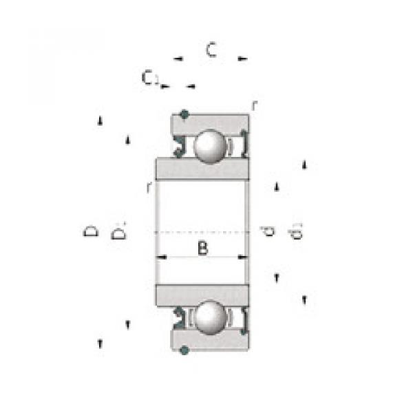 Bantalan B35-80AC4 NSK #1 image