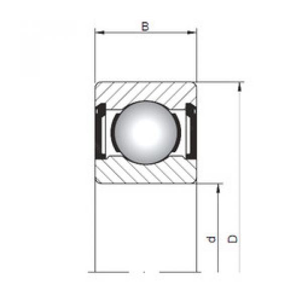 المحامل 617/8 ZZ ISO #1 image