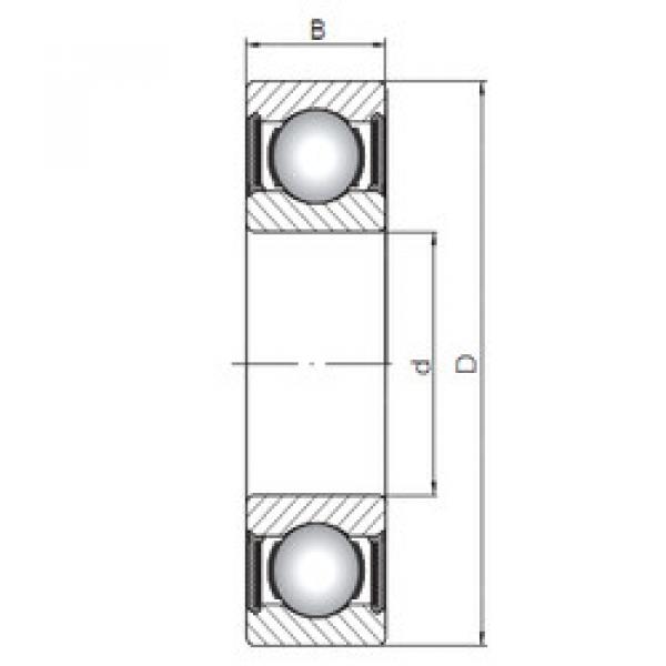 المحامل 61806-2RS CX #1 image