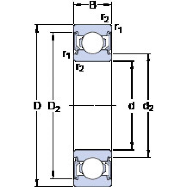 Bantalan 607-2RSLTN9/HC5C3WTF1 SKF #1 image