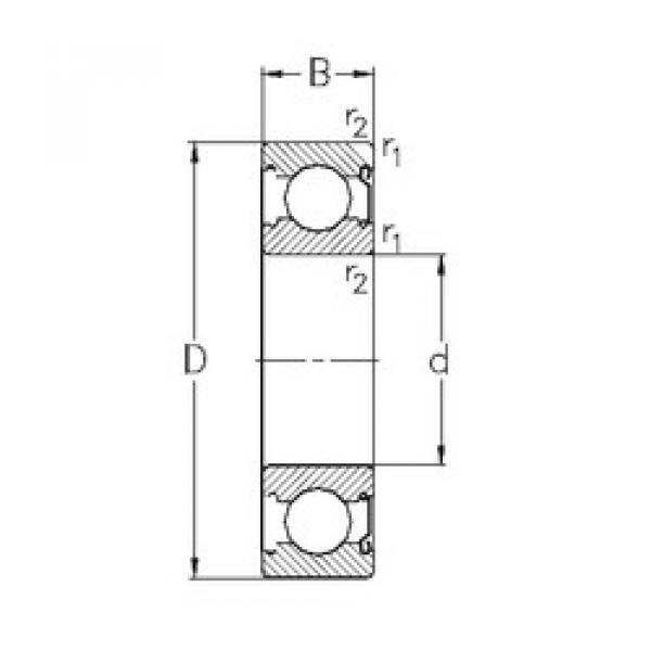 підшипник 6311-Z NKE #1 image