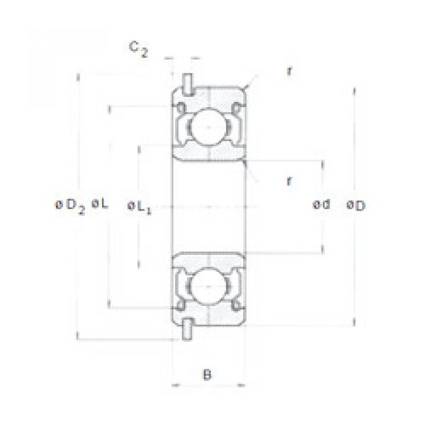 Bantalan 608ZZNRSD06 NMB #1 image