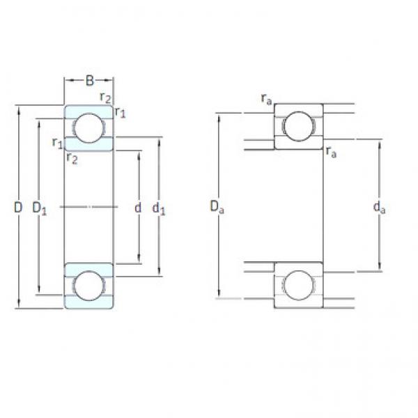 Bantalan 608-2RSLTN9/HC5C3WTF1 SKF #1 image