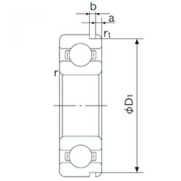 підшипник 6311N NACHI #1 image