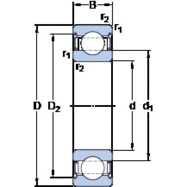 підшипник 6312-2Z/VA208 SKF #1 image