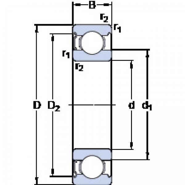 підшипник 6312-Z SKF #1 image