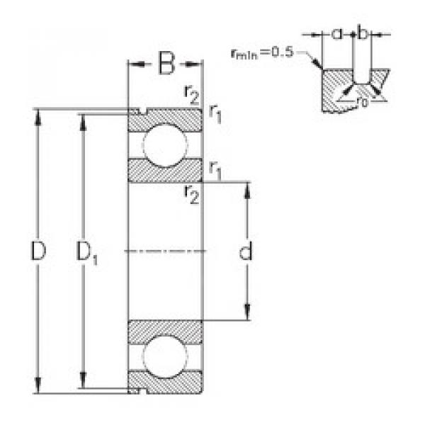 підшипник 6312-N NKE #1 image