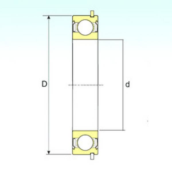 підшипник 6311-ZZNR ISB #1 image