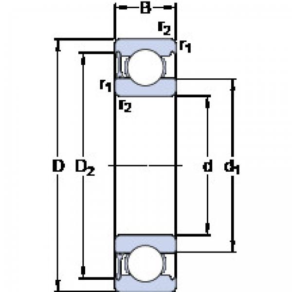 Bantalan 634-RZ SKF #1 image