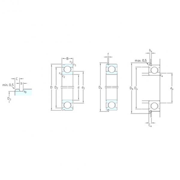 Bantalan 6010N SKF #1 image