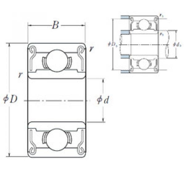 Подшипник 633 ZZ NSK #1 image