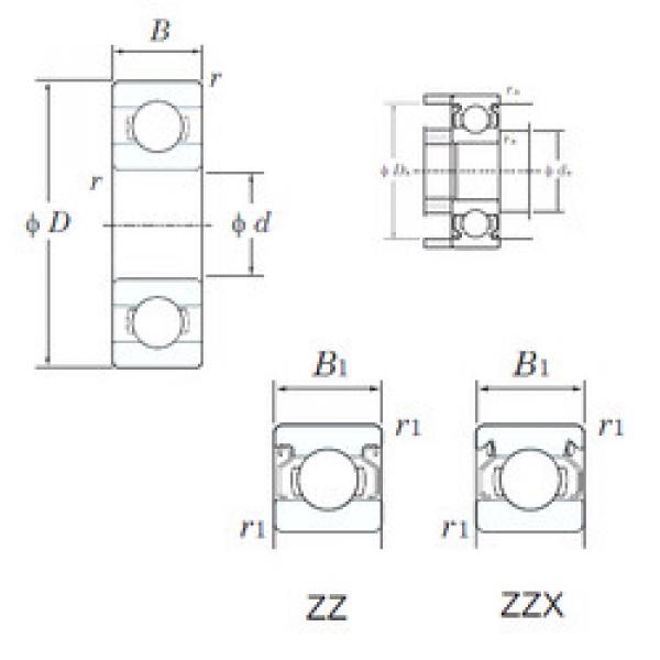 Подшипник 633ZZ KOYO #1 image