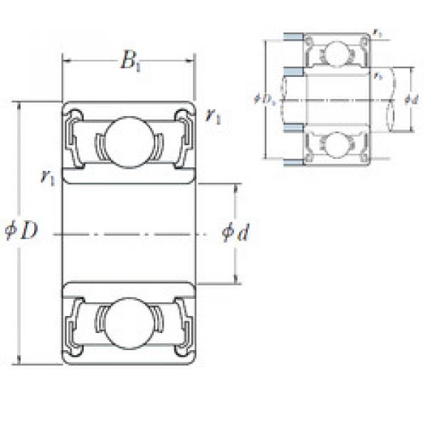 Bantalan 605-2RS ISO #1 image