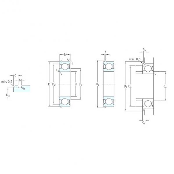 підшипник 6311-ZNR SKF #1 image